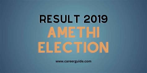 amethi election result 2019